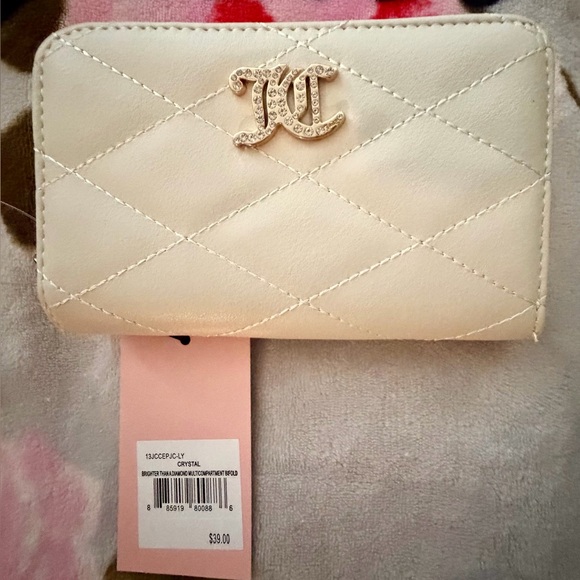 Juicy Couture Handbags - Juicy Couture Zippy Crystal Brighter than a Diamond Bifold Wallet NWT